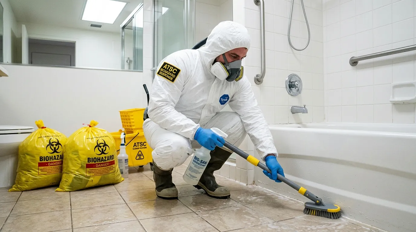 Decontamination equipment deployed for Blood Cleanup in Tallmadge